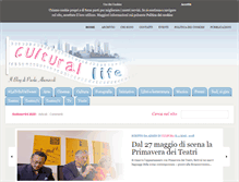 Tablet Screenshot of culturalife.it